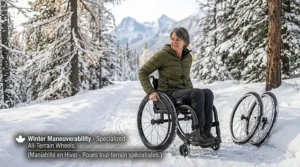 Technical drawing of a customizable, adjustable axle on an ultra lightweight wheelchair. / Dessin technique d'un essieu réglable et personnalisable sur un fauteuil roulant ultra-léger.