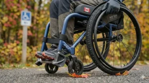 Active user enjoying the outdoors in the best manual wheelchair for independence.